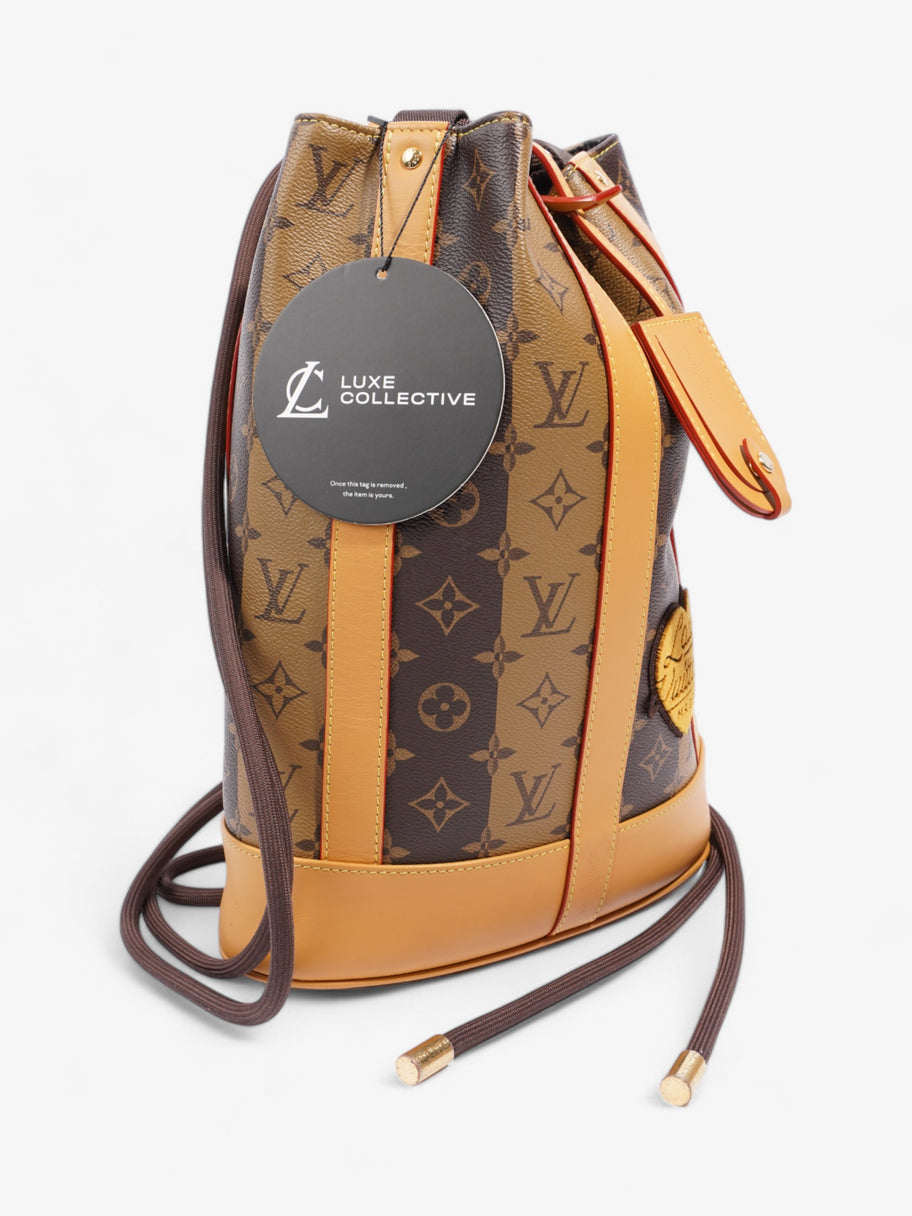 Louis Vuitton x Nigo Brown Randonnee Backpack Monogram / Monogram Reverse Coated Canvas Image 13