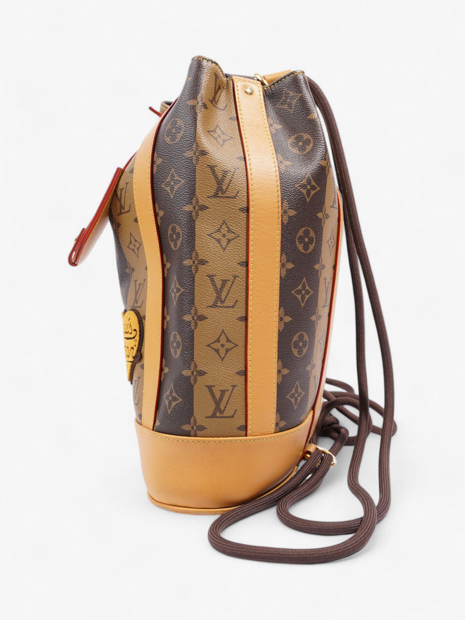 Louis Vuitton x Nigo Brown Randonnee Backpack Monogram / Monogram Reverse Coated Canvas Image 4