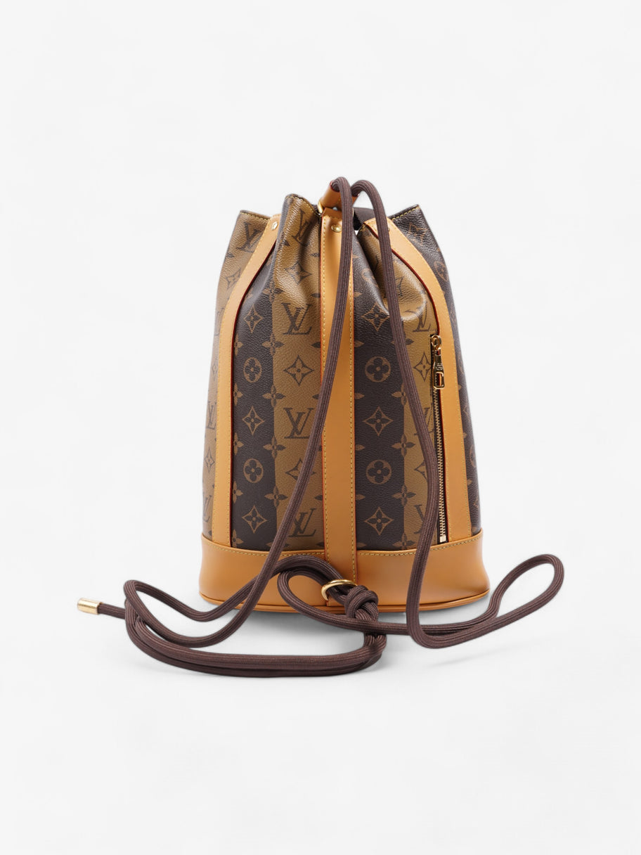 Louis Vuitton x Nigo Brown Randonnee Backpack Monogram / Monogram Reverse Coated Canvas Image 5