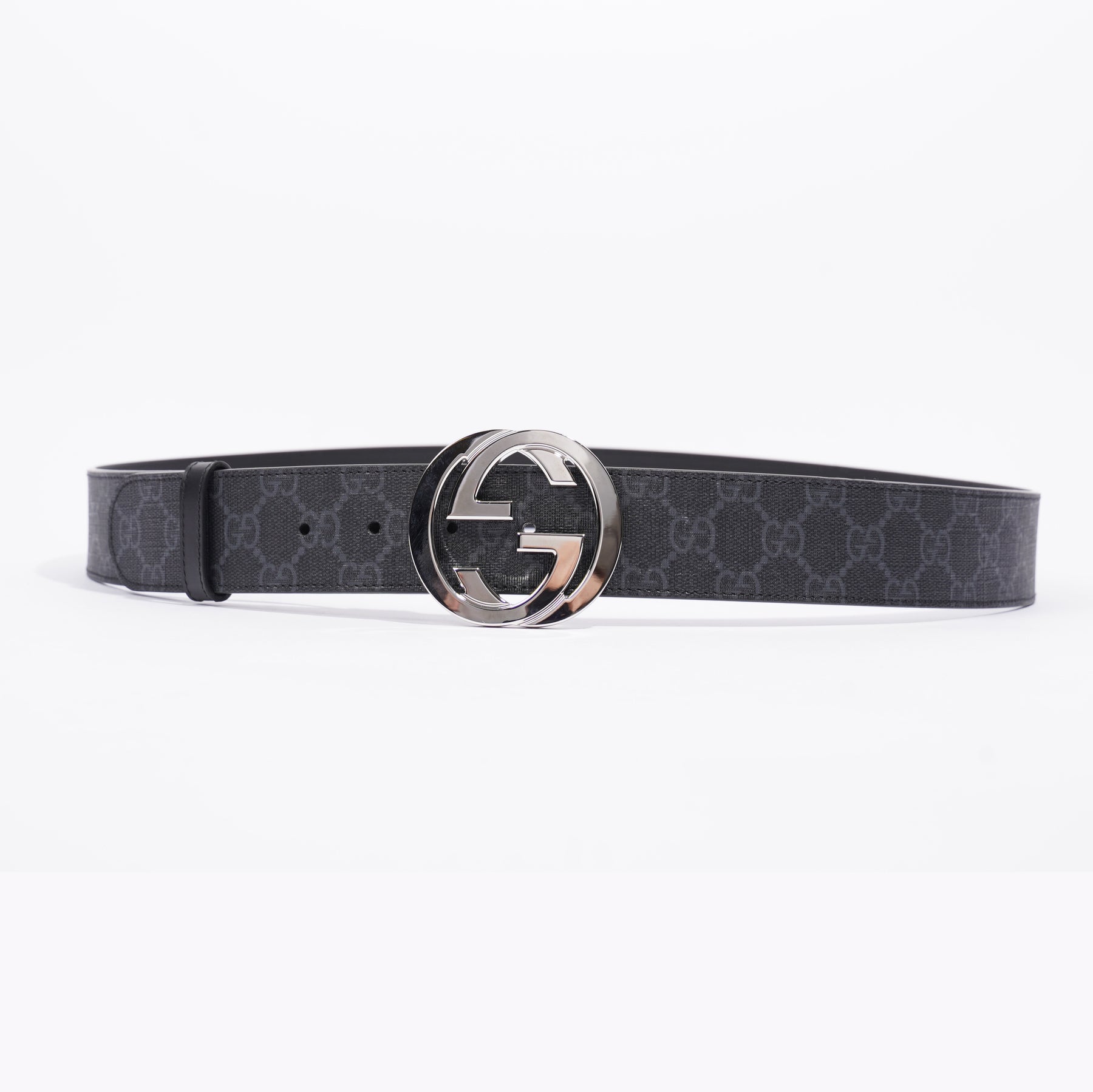 Gucci belt hot sale black monogram