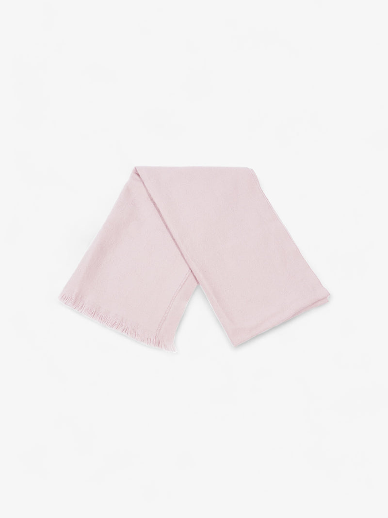  GG Scarf Pink Wool