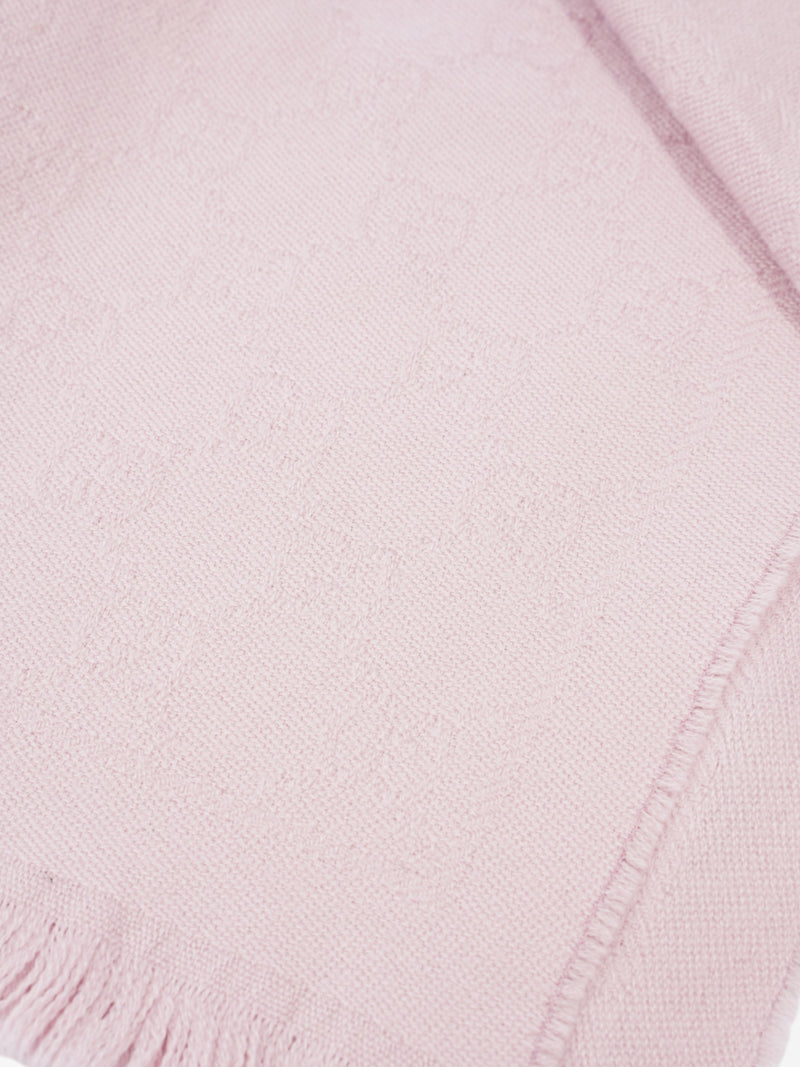  GG Scarf Pink Wool