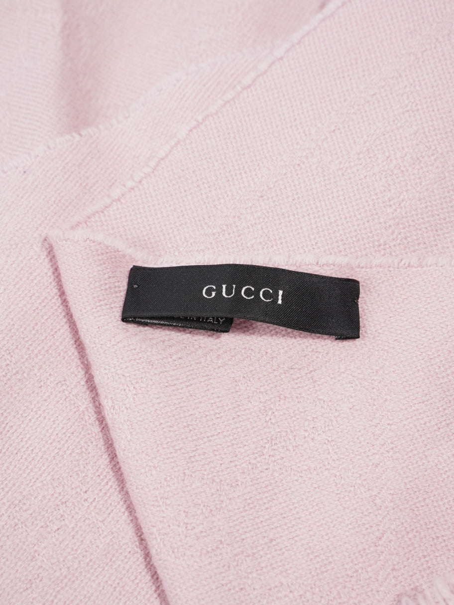 Gucci GG Scarf Pink Wool Image 3