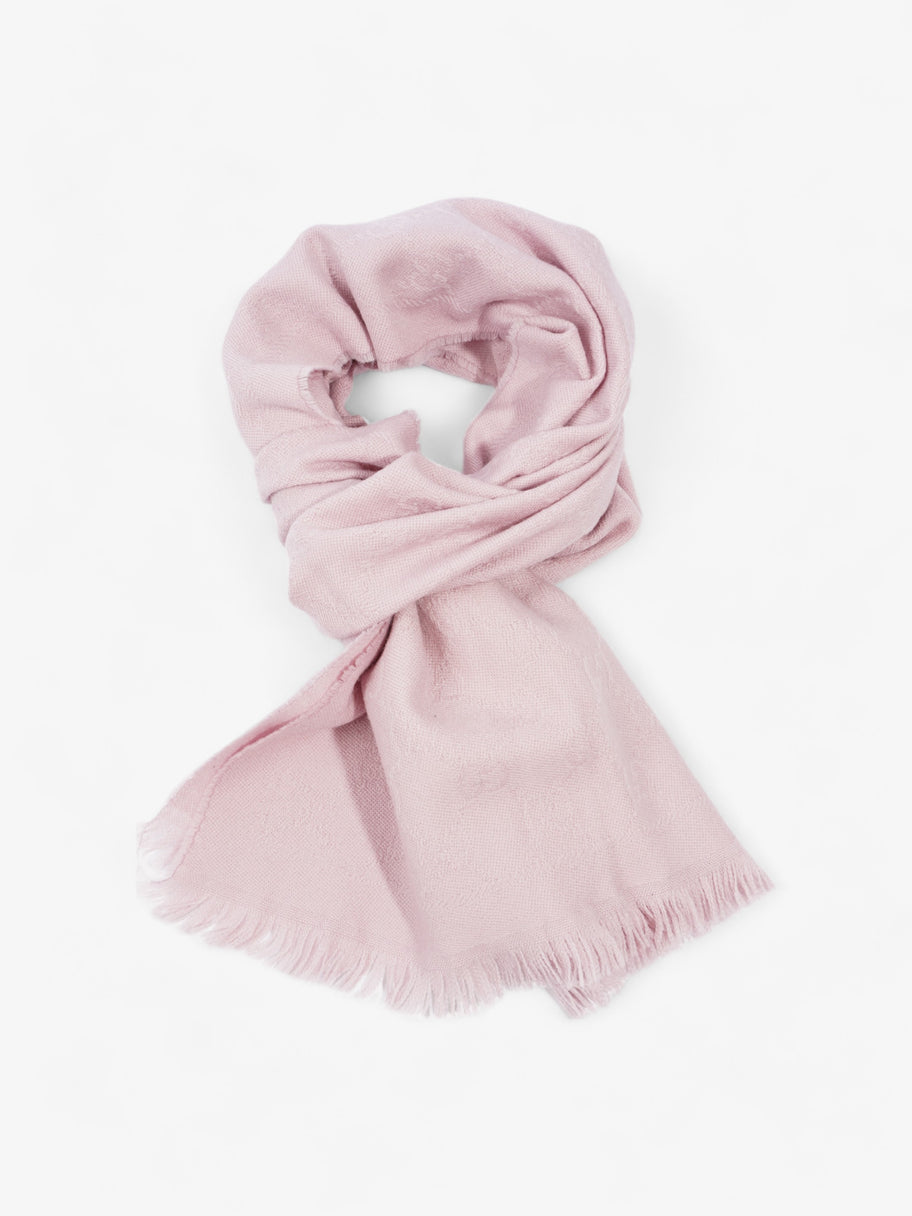 Gucci GG Scarf Pink Wool Image 4