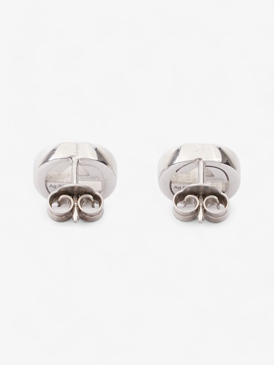 Gucci Interlocking Earrings Silver Silver Sterling Image 2