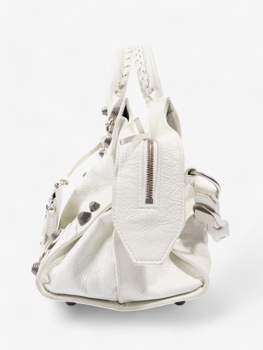 Balenciaga Le Cagole White Lambskin Leather Small Image 3