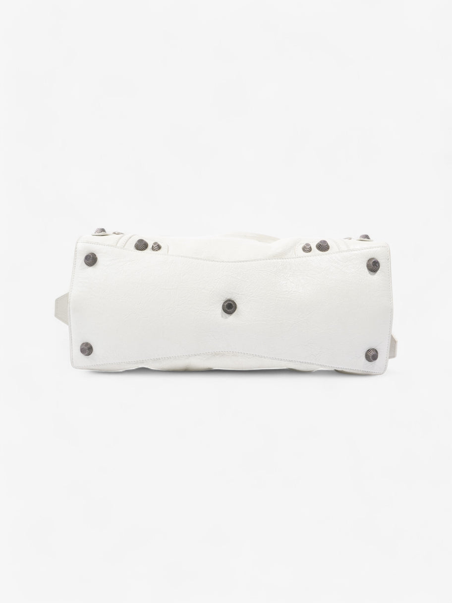 Balenciaga Le Cagole White Lambskin Leather Small Image 6