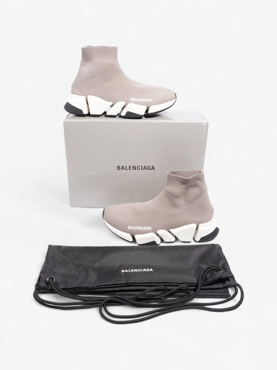 Balenciaga Speed 2.0 Dark Beige / White Cotton EU 37 UK 4 Image 10