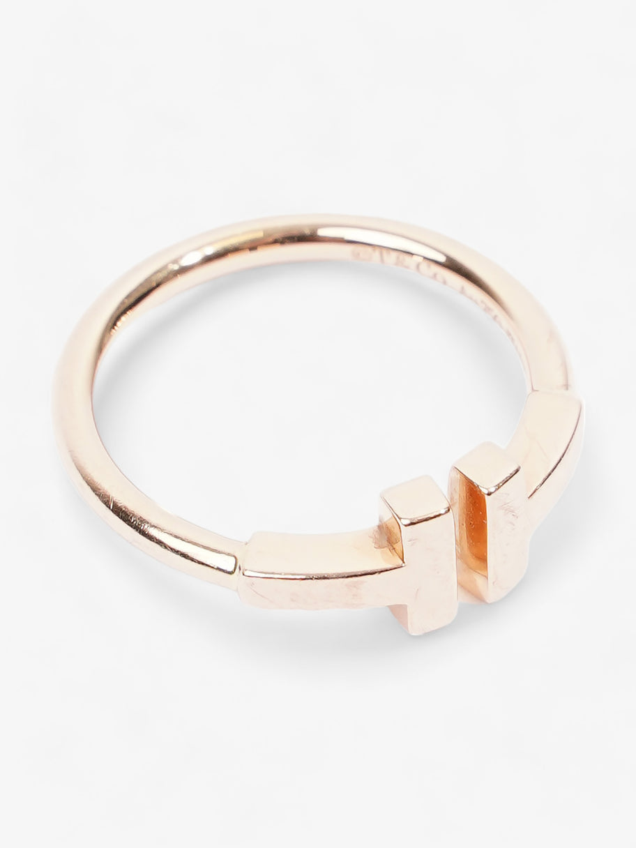 T Wire 18K Gold Ring Gold Rose Gold 48mm Image 2