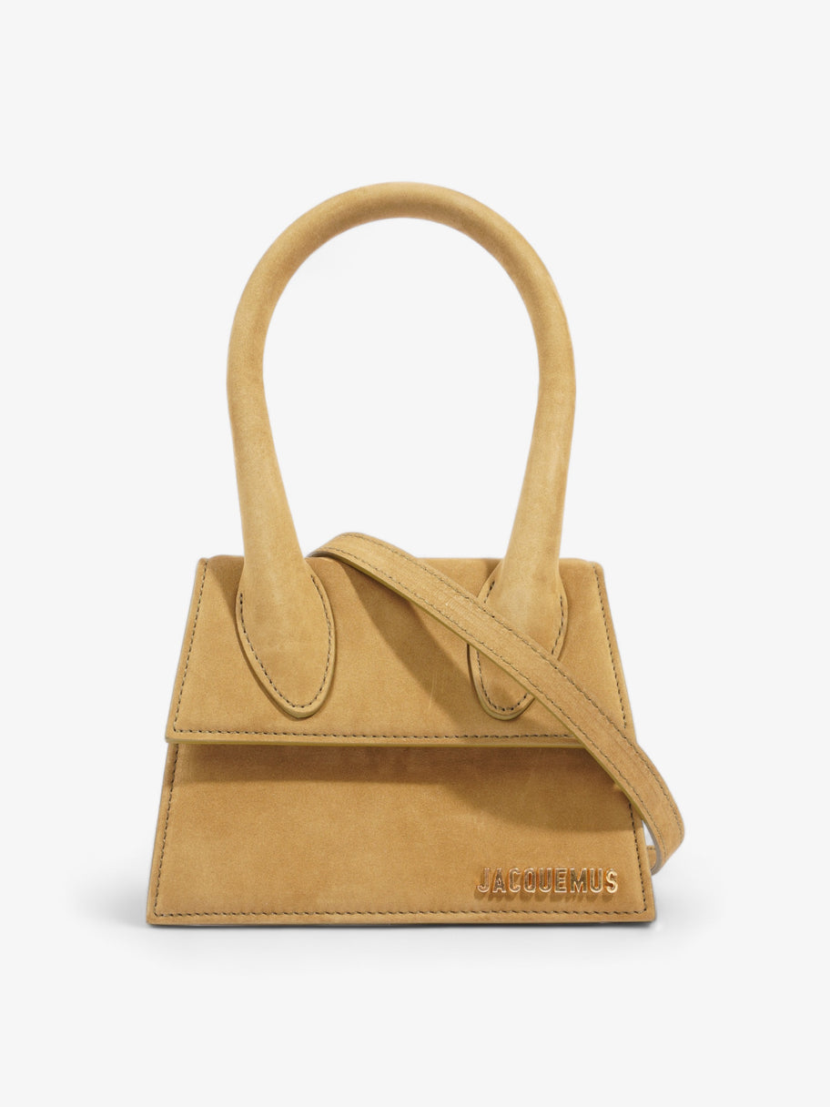 Jacquemus Le Chiquito Moyen Khaki Suede Image 1