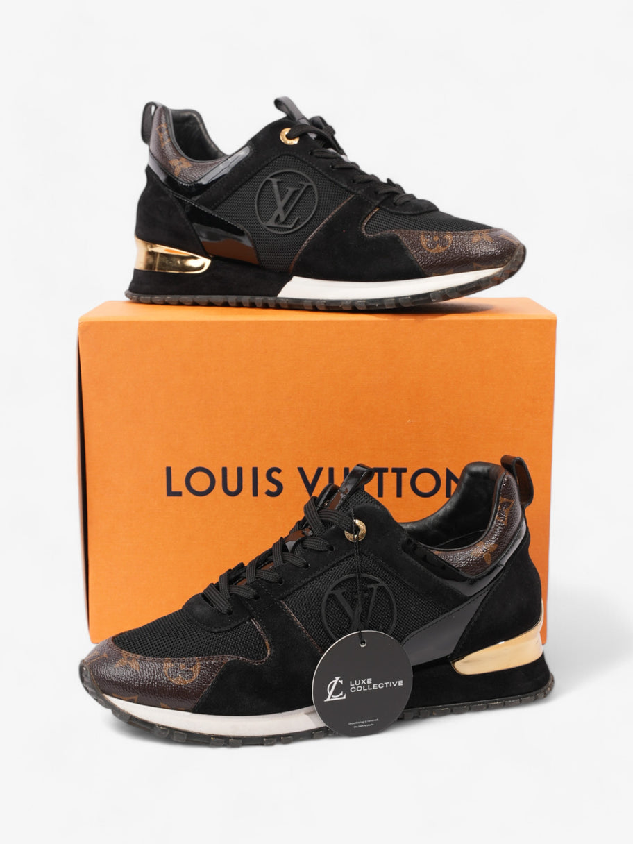 Louis Vuitton Run Away Monogram / Black / Gold Suede EU 39.5 UK 6.5 Image 10