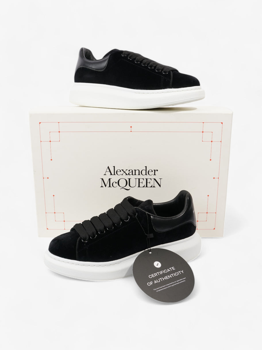 Alexander McQueen Oversized Sneaker Black Velvet EU 38.5 UK 5.5 Image 9