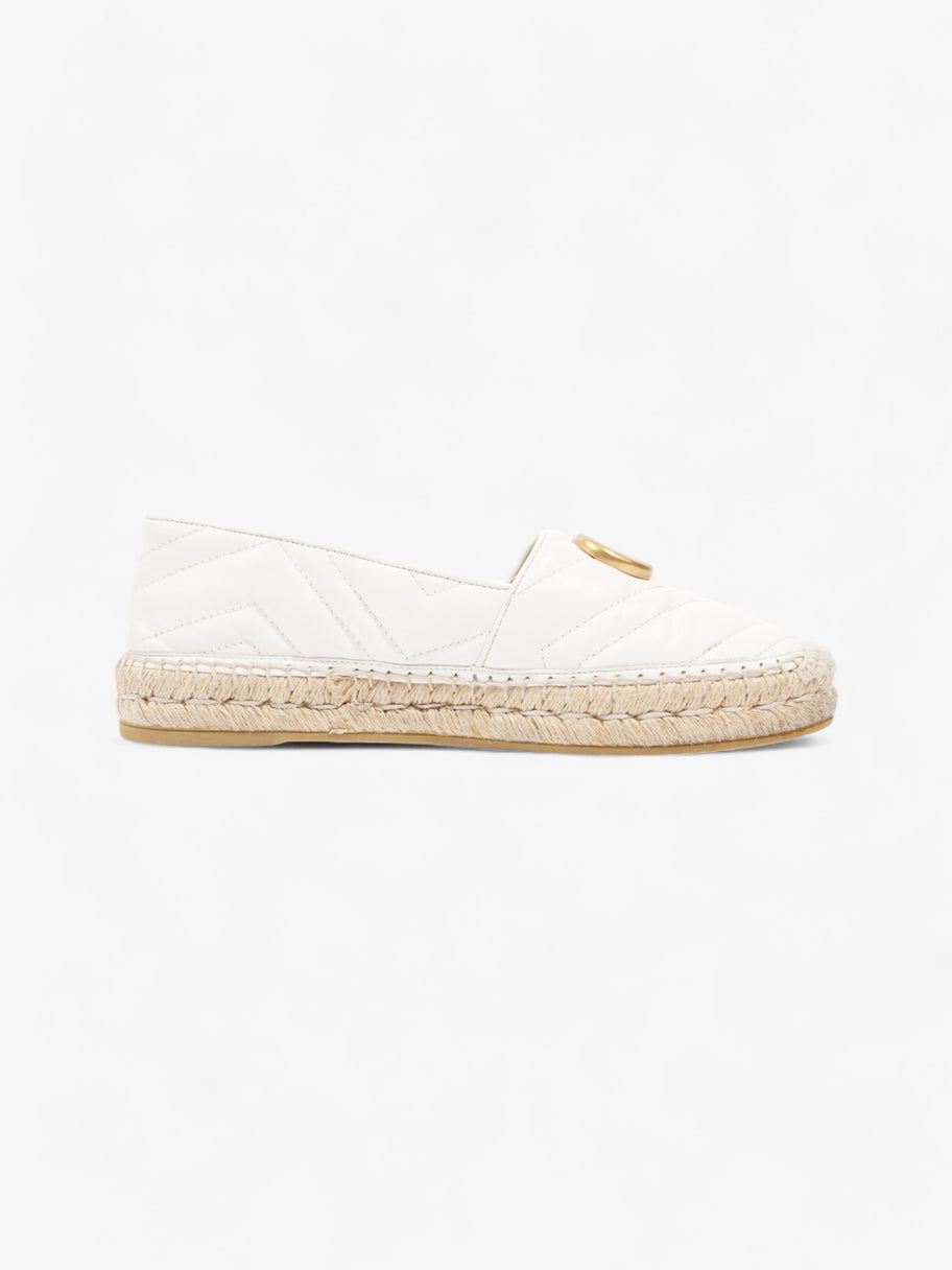 Gucci GG Marmont espadrilles White  Leather EU 38 UK 5 Image 4