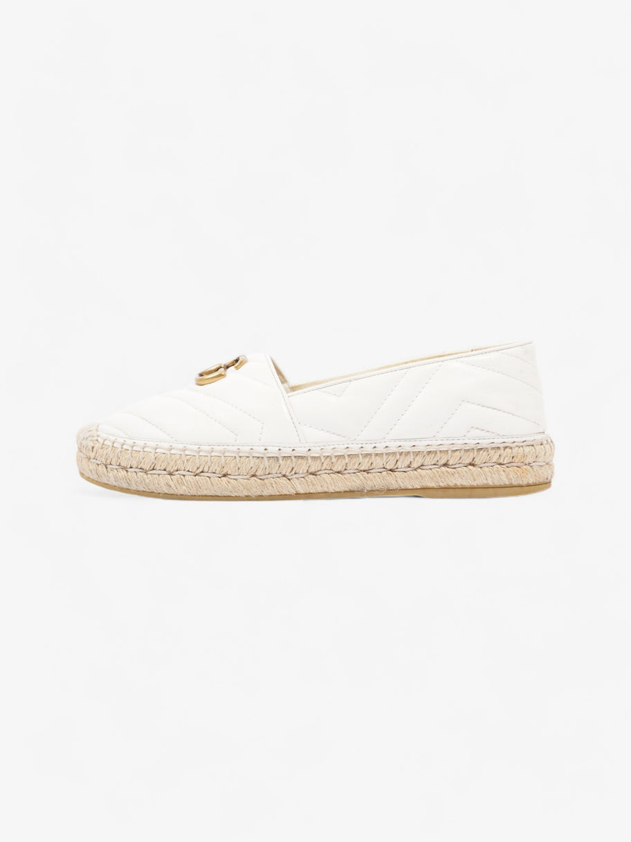 Gucci white leather espadrilles online