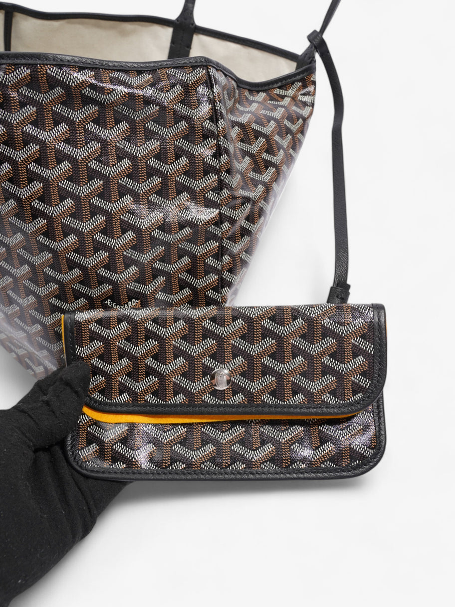 Goyard Saint Louis Black Coated Canvas PM Image 8