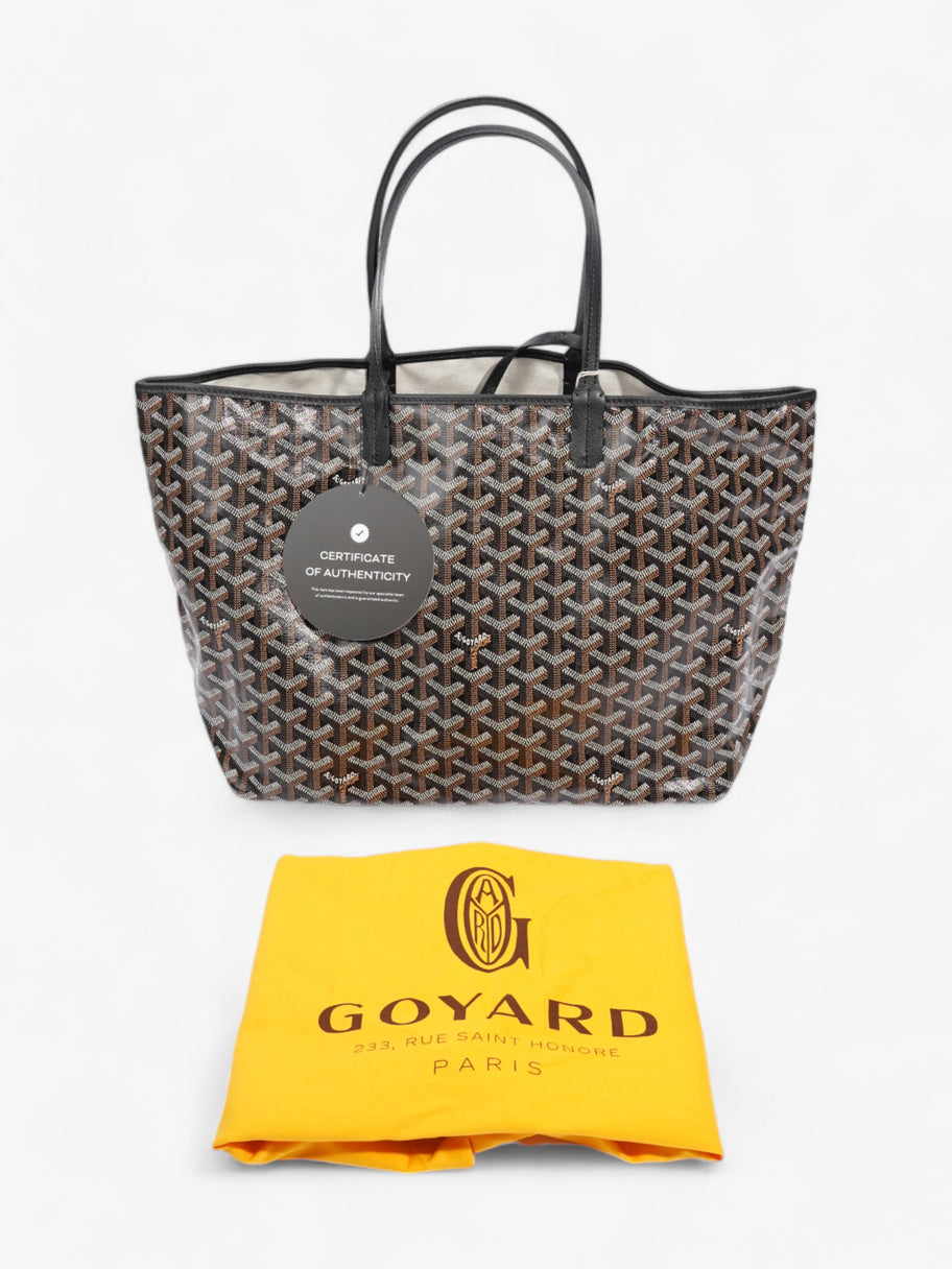 Goyard Saint Louis Black Coated Canvas PM Image 9