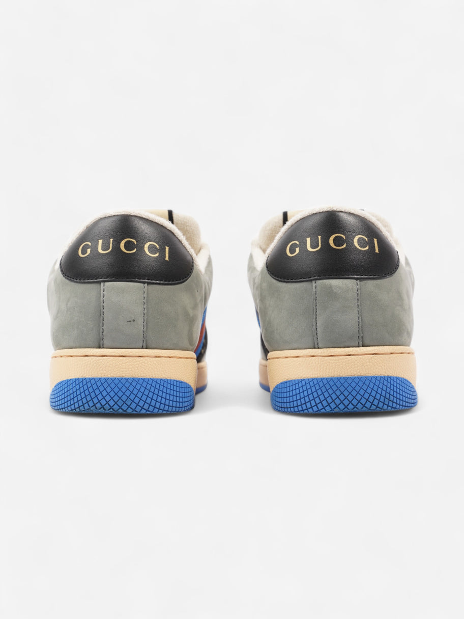 Gucci Screener Sneakers Black Monogram  / Grey / Blue Canvas EU 41 UK 7 Image 6