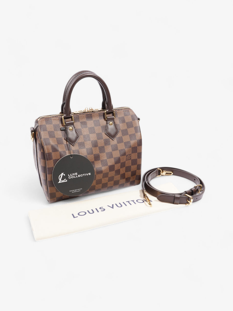 Louis Vuitton Speedy Bandoulière Damier Ebene Coated Canvas 25 Image 9