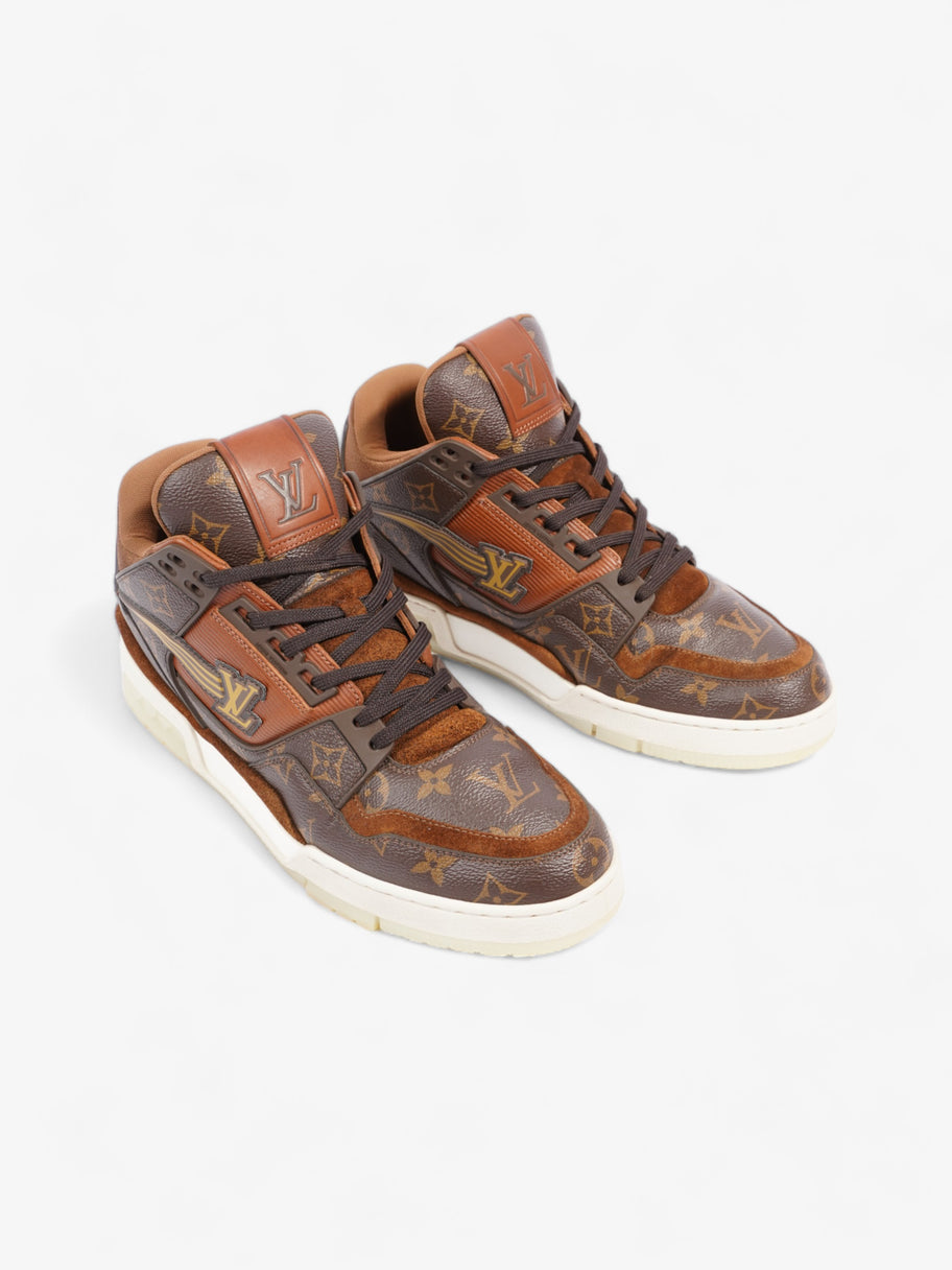 Louis Vuitton LV Sneakers Brown / Monogram Coated Canvas EU 44 UK 9.5 Image 2