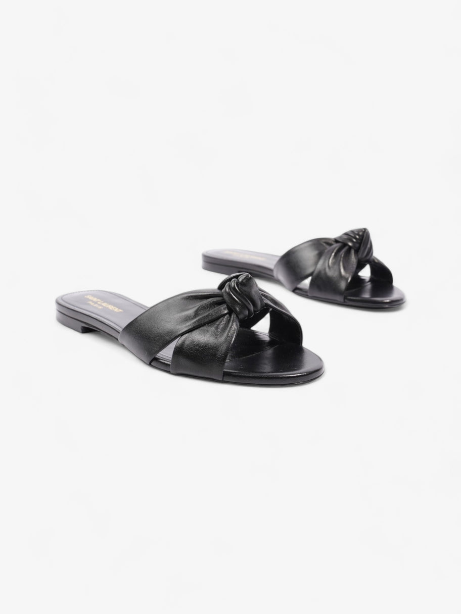 Saint Laurent Bianca Sandals Black Leather EU 39 UK 6 Image 2