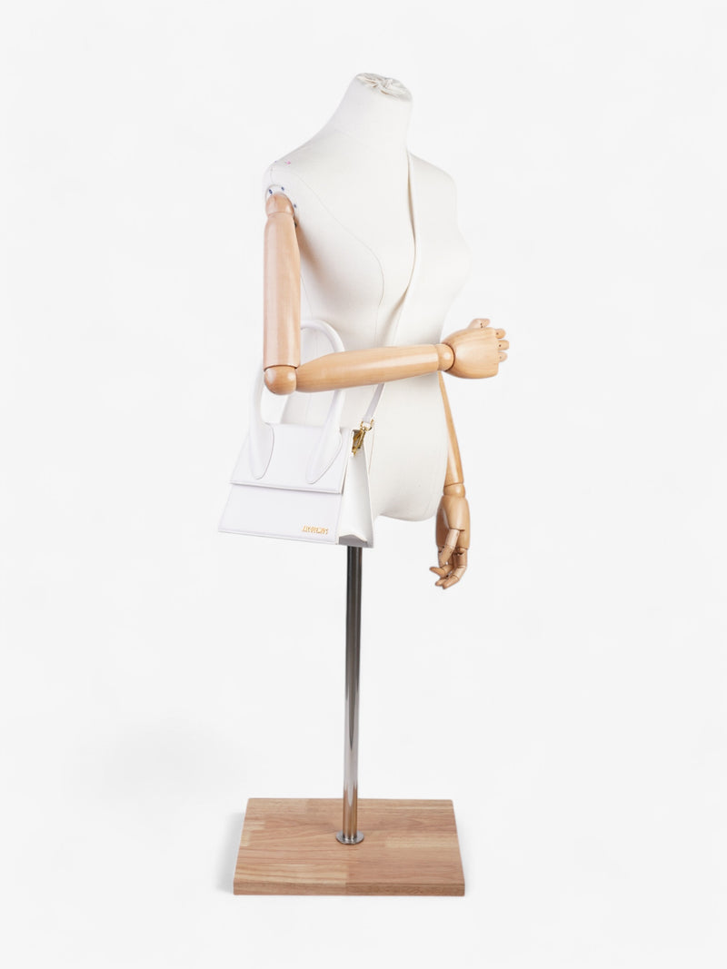  Jacquemus le grand chiquito white  White Leather