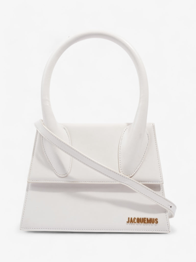  Jacquemus le grand chiquito white  White Leather