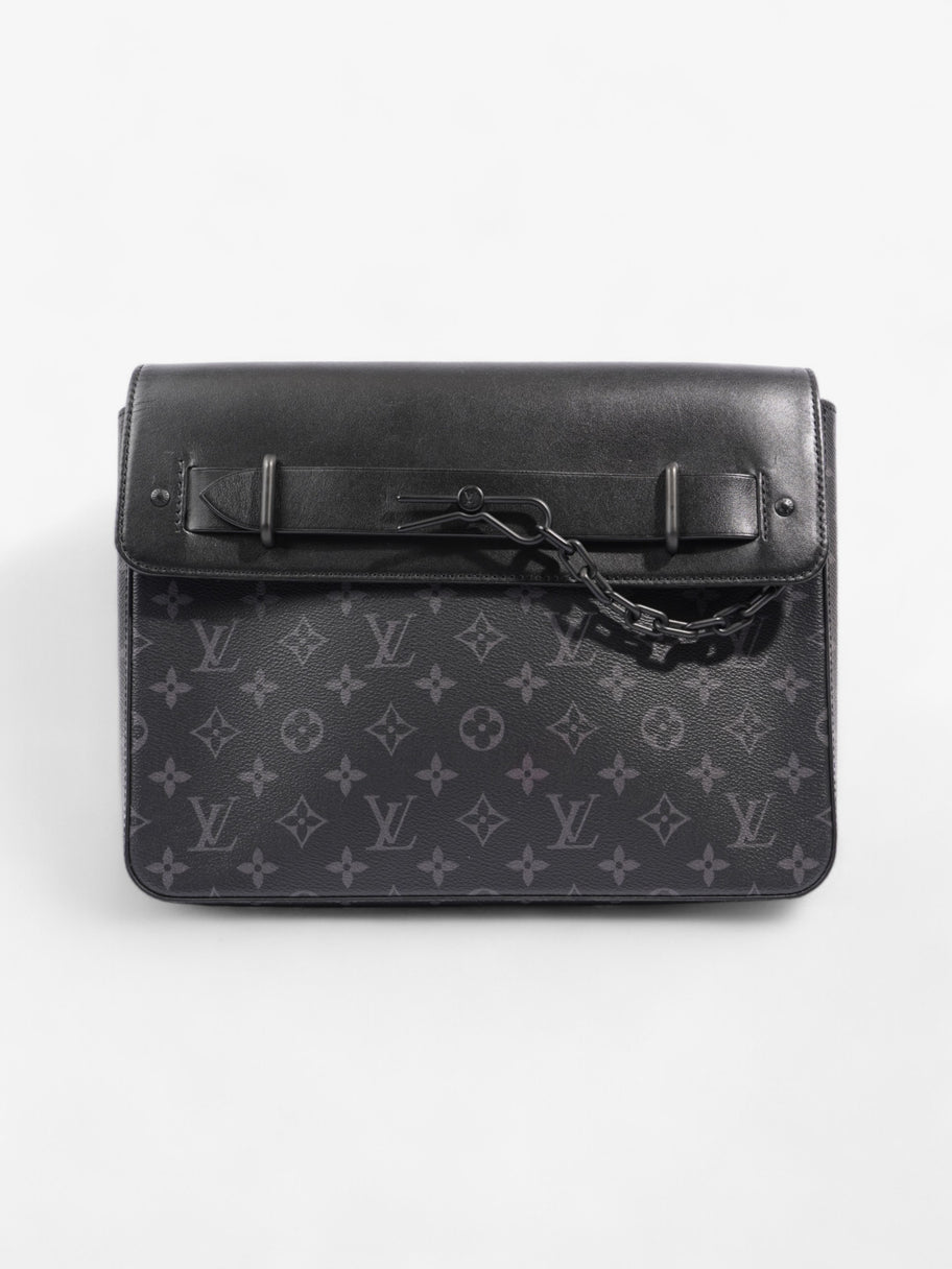 Louis Vuitton Pochette Steamer Monogram Eclipse Coated Canvas Image 1