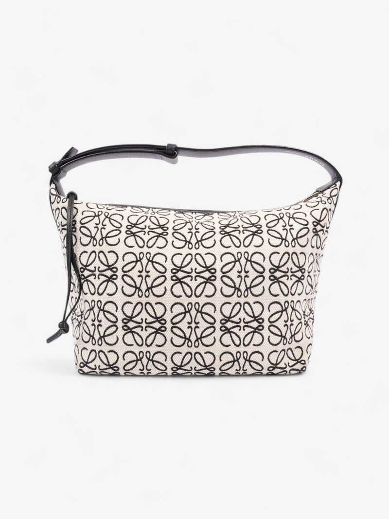  Loewe Cubi Bag Ecru Black / White Cotton Medium