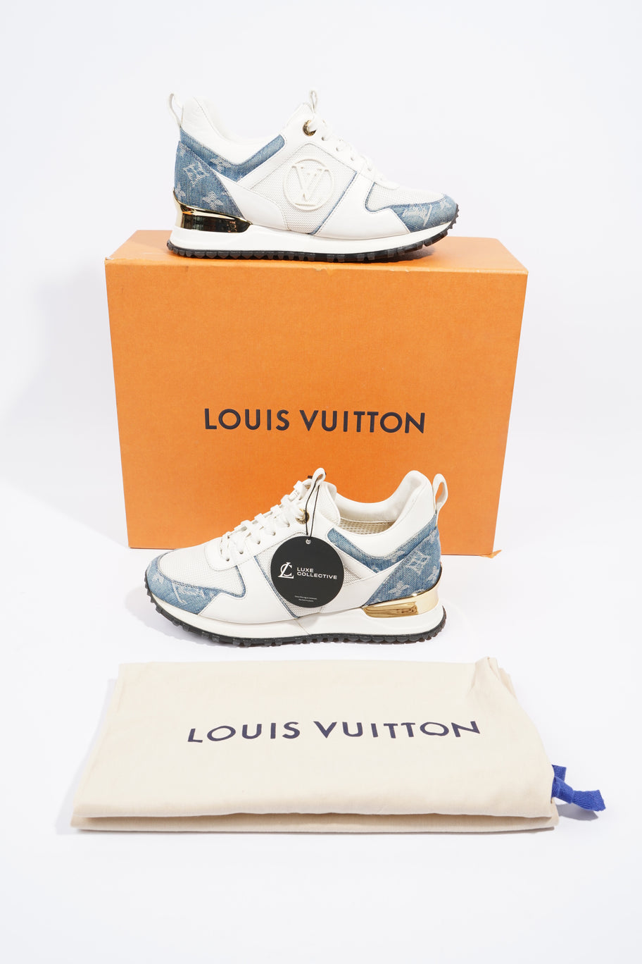 Louis Vuitton Run Away White / Blue Denim EU 35.5 UK 2.5 Image 11