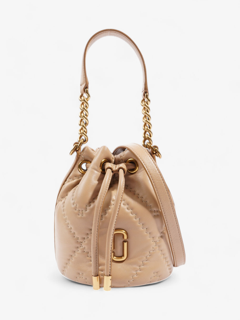 Marc Jacobs Quilted Bucket Bag Camel Leather Image 1