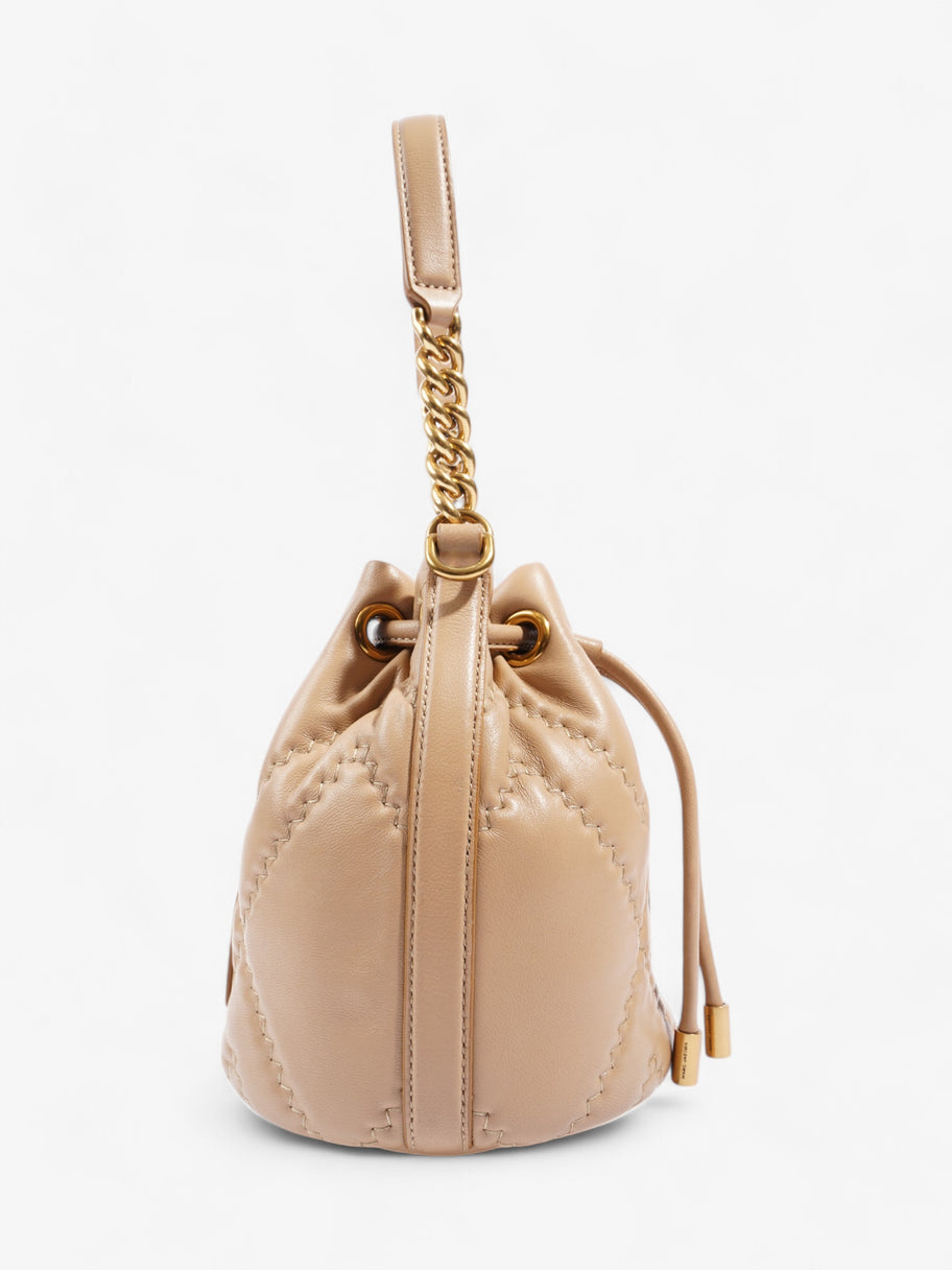 Marc Jacobs Quilted Bucket Bag Camel Leather Image 5