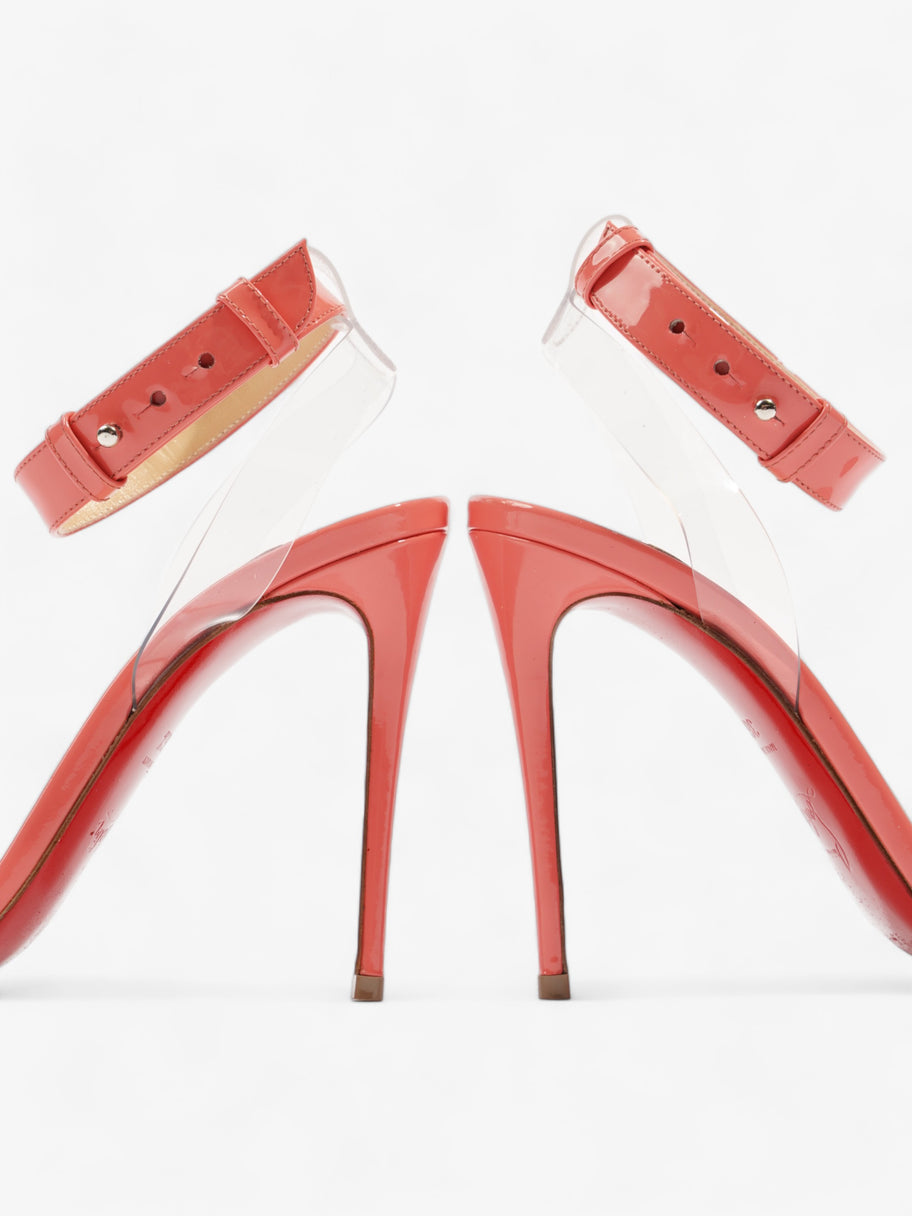 Jonatina Heels 100 Coral Patent Leather EU 36.5 UK 3.5 Image 9