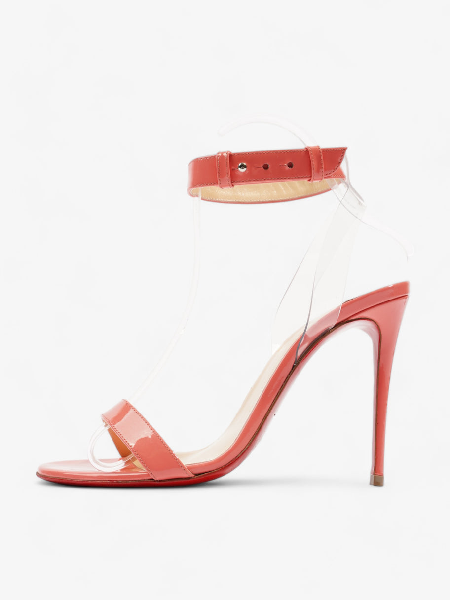 Christian Louboutin Jonatina Heels 100 Coral Patent Leather EU 36.5 UK 3.5 Image 5