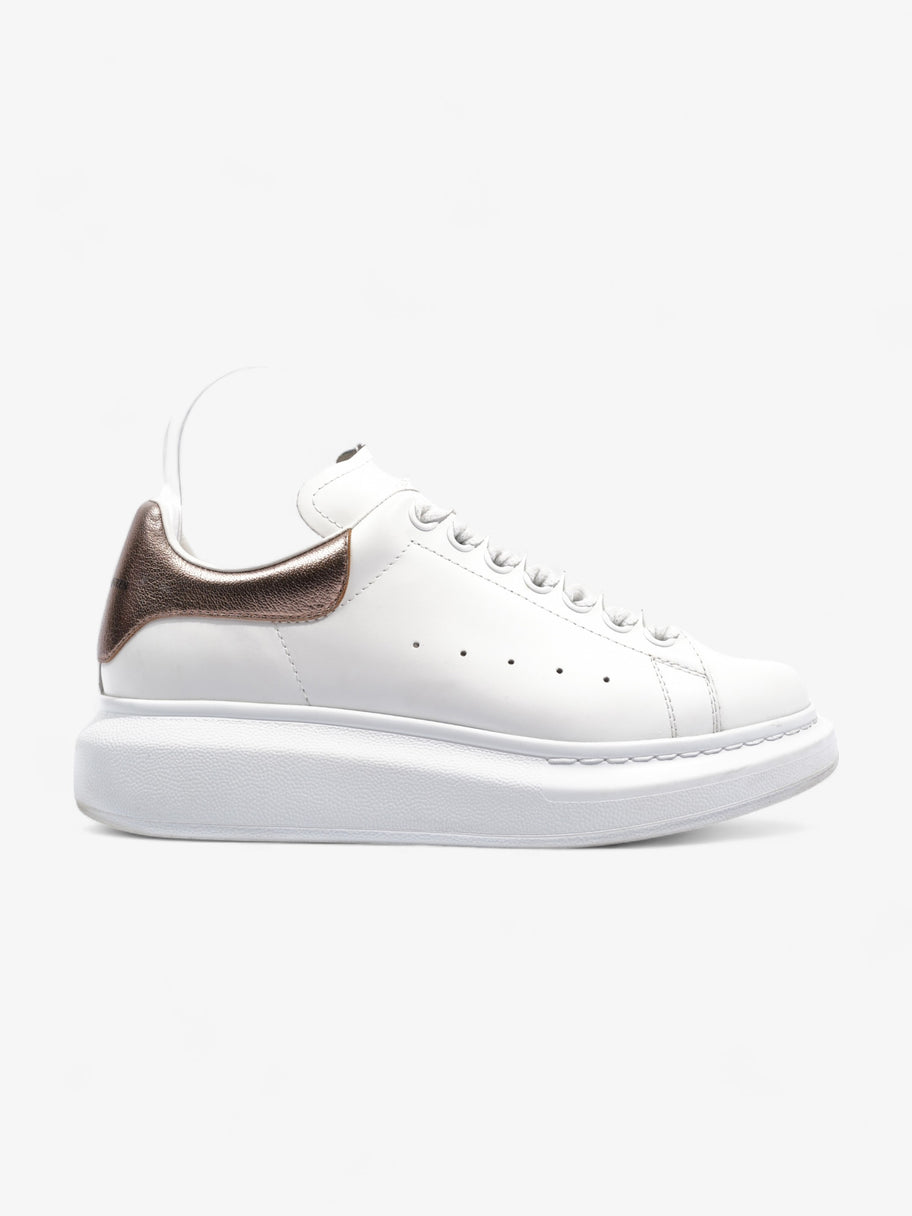 Alexander McQueen Oversized Sneakers  White / Rose Gold Leather EU 38.5 UK 5.5 Image 1