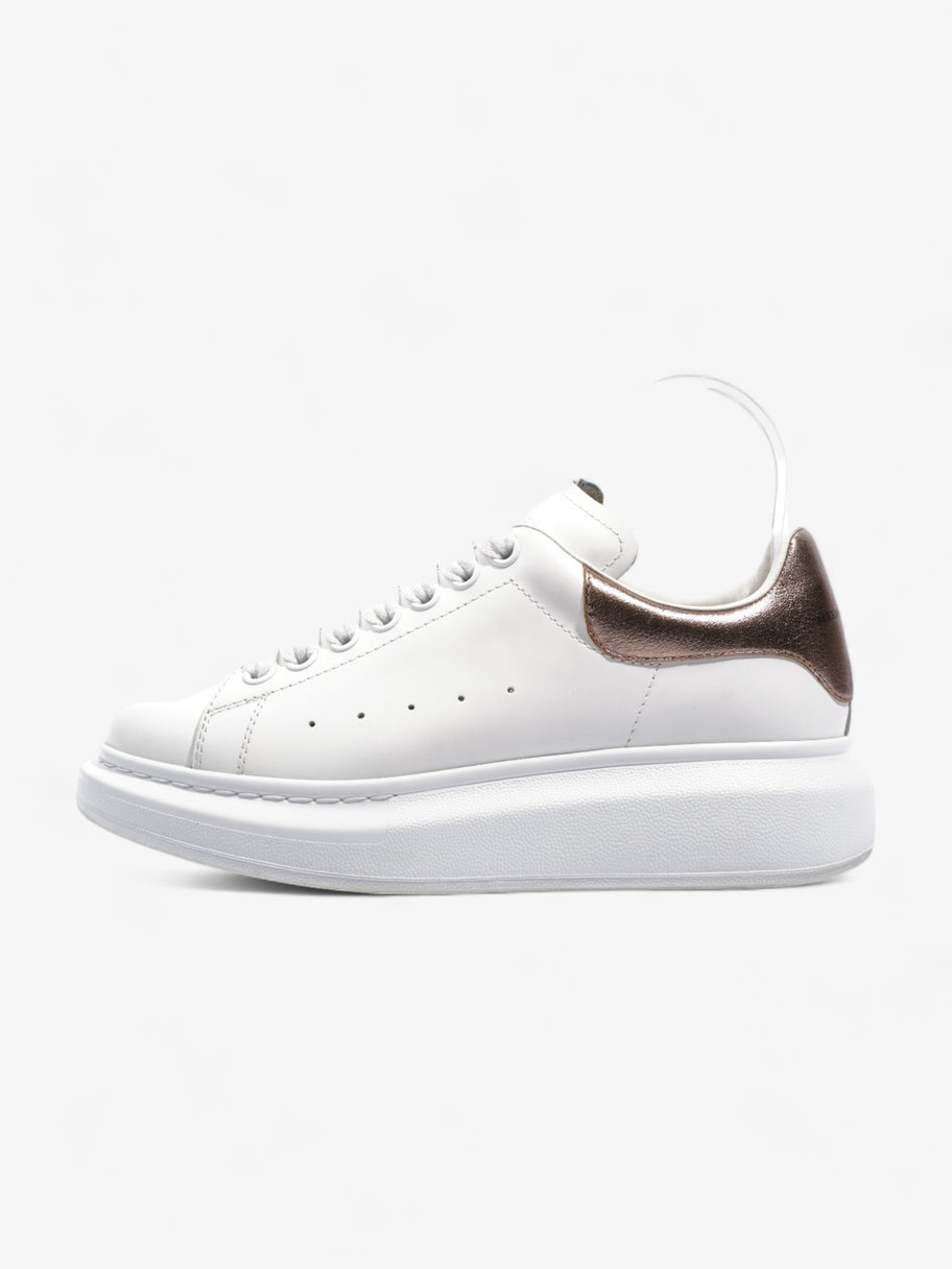 Alexander McQueen Oversized Sneakers  White / Rose Gold Leather EU 38.5 UK 5.5 Image 5