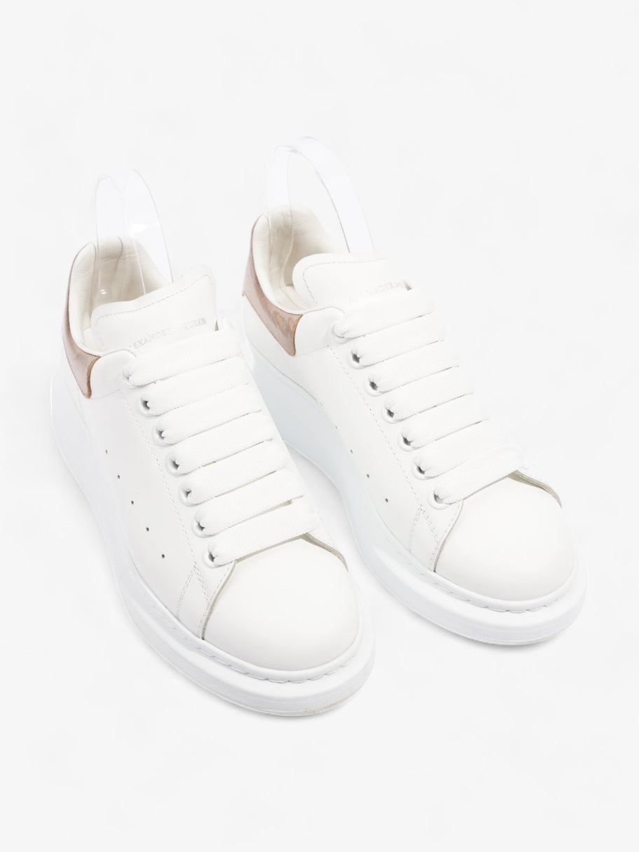 Alexander McQueen Oversized Sneakers  White / Rose Gold Leather EU 38.5 UK 5.5 Image 8