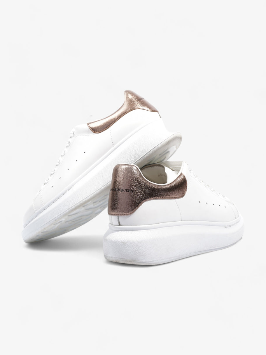 Alexander McQueen Oversized Sneakers  White / Rose Gold Leather EU 38.5 UK 5.5 Image 9