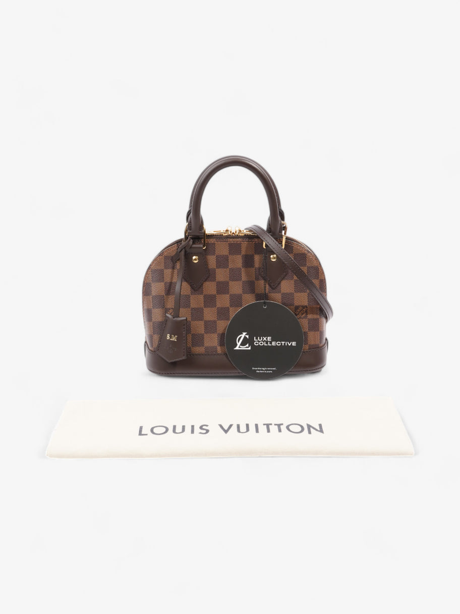 Louis Vuitton Alma Damier Ebene Coated Canvas BB Image 8