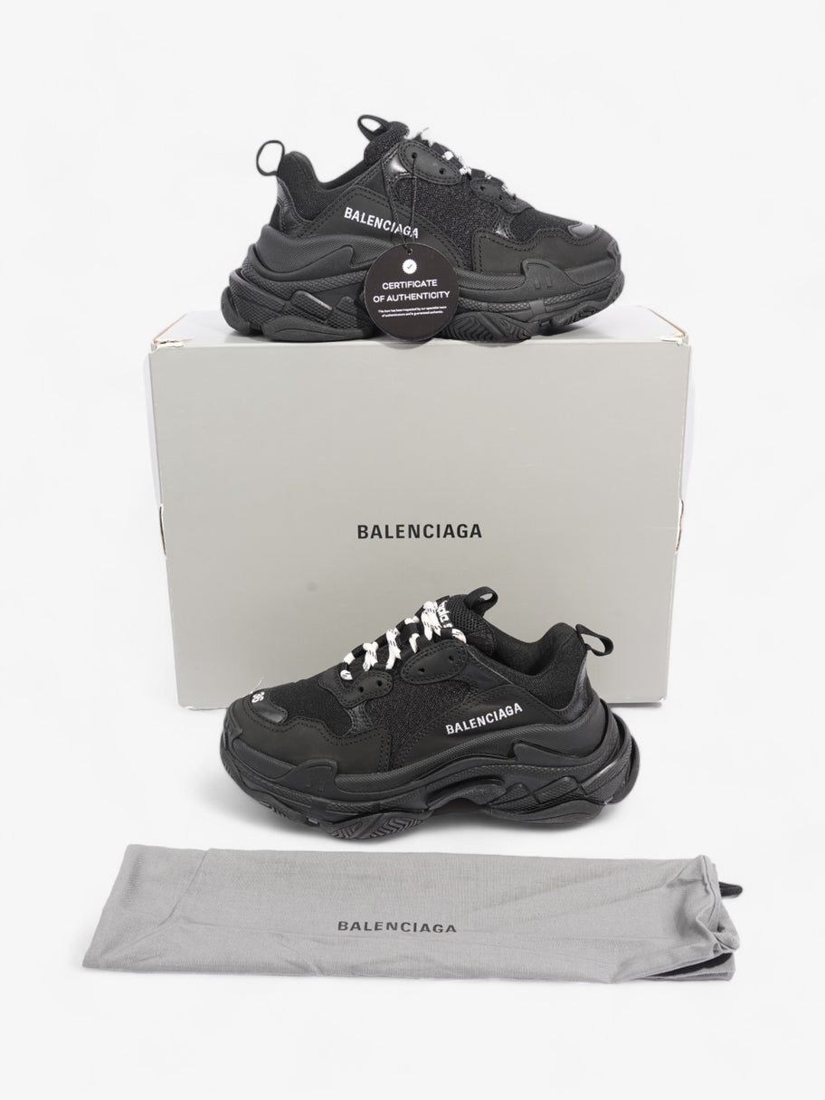 Balenciaga Triple S Black Mesh EU 36 UK 3 Luxe Collective