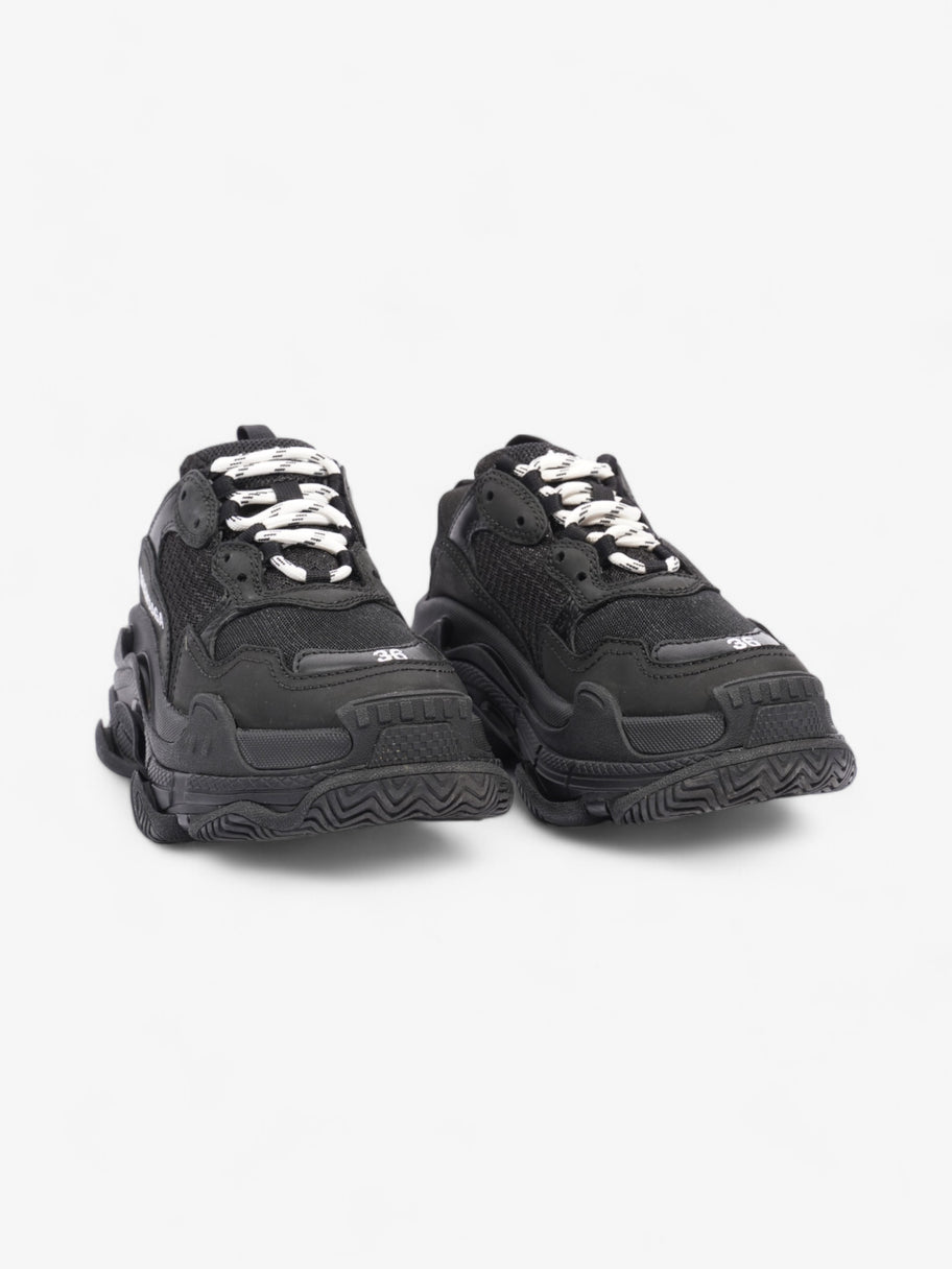 Balenciaga Triple S Black Mesh EU 36 UK 3 Image 2