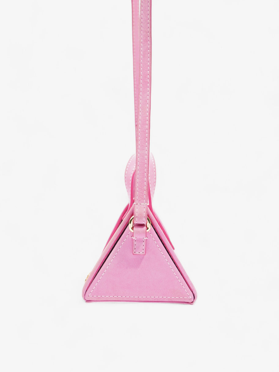 Jacquemus Le Porte Lunettes Triangle Pink Suede Image 3