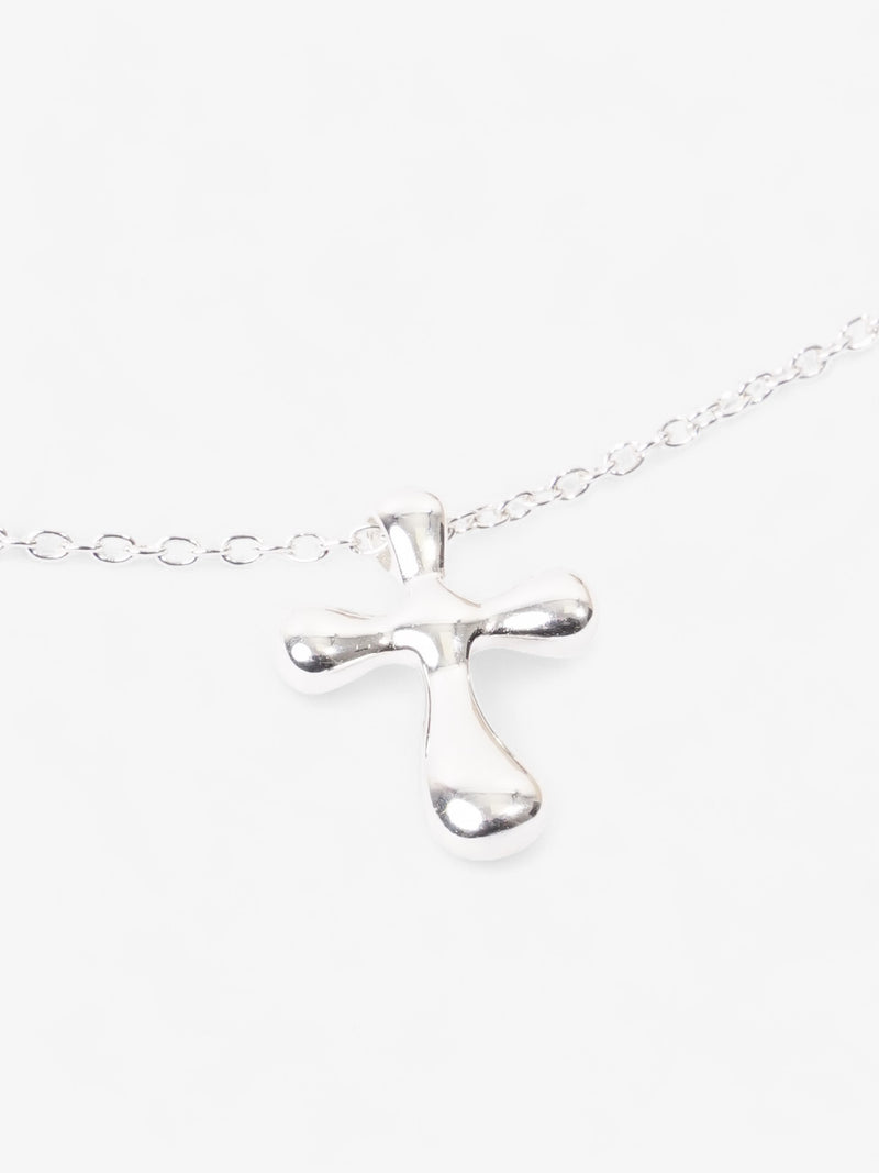  Tiffany and Co Elsa Peretti Cross Pendant Silver Silver Sterling