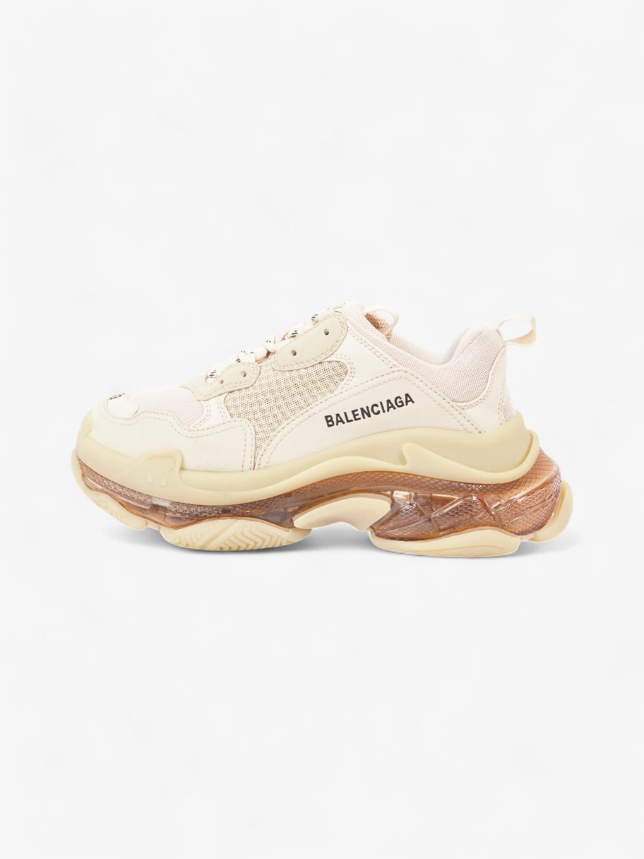 Balenciaga Triple S Beige Clear Sole Mesh EU 39 UK 6 Image 5