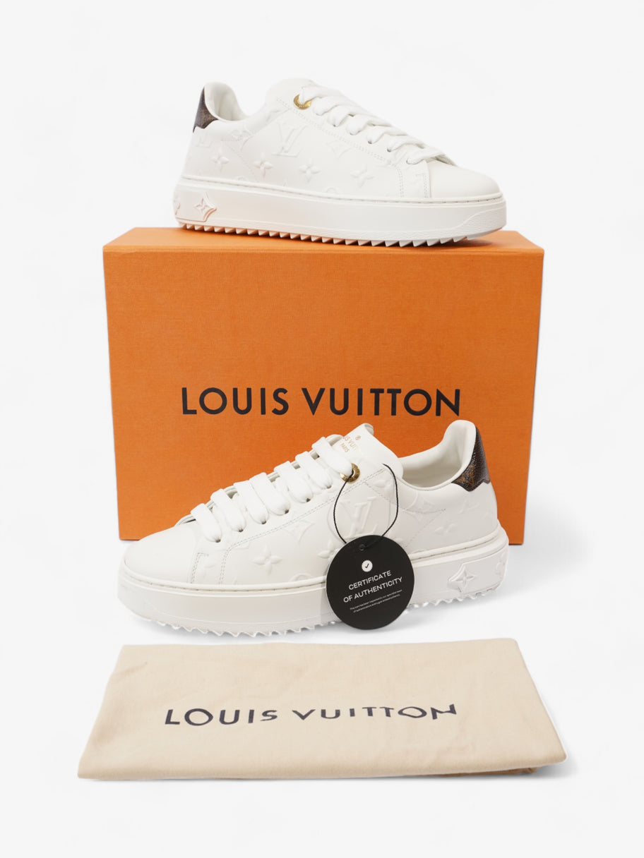 Louis Vuitton Time Out White / Monogram Leather EU 37 UK 4 Image 10