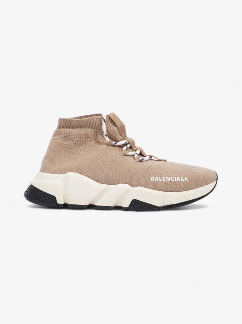  Balenciaga Speed Lace-Up Beige / White / Black Knit EU 37 UK 4