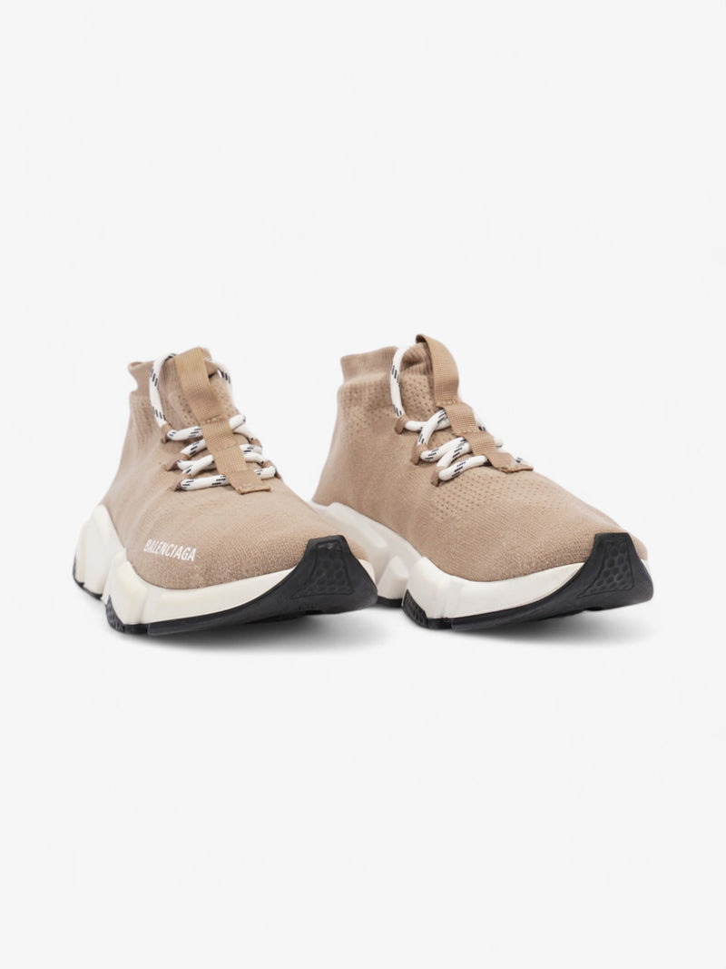  Balenciaga Speed Lace-Up Beige / White / Black Knit EU 37 UK 4