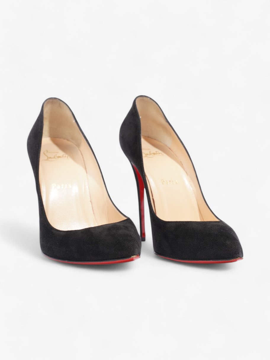 Christian Louboutin So Kate Heels 100 Black Suede EU 39 UK 6 Image 8