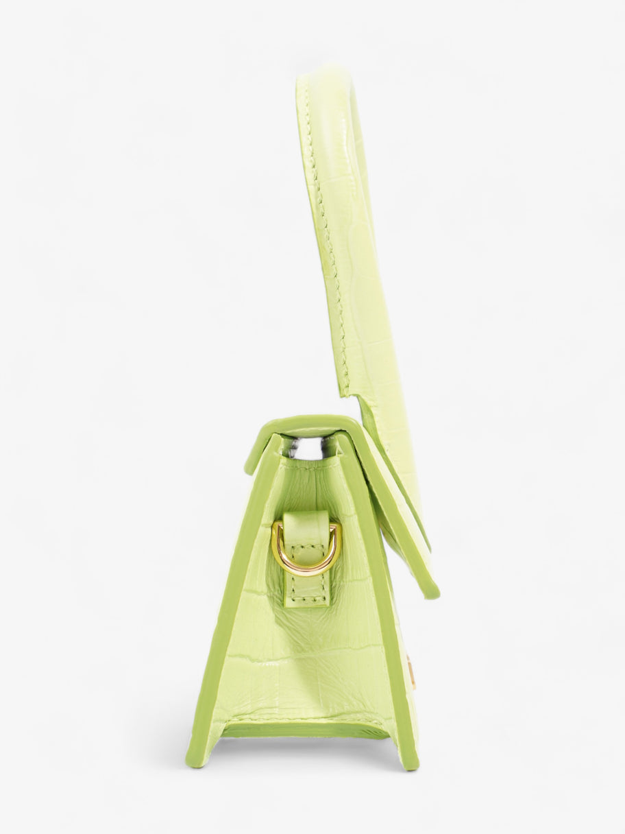 Le Chiquito  Light Green Embossed Leather Image 5