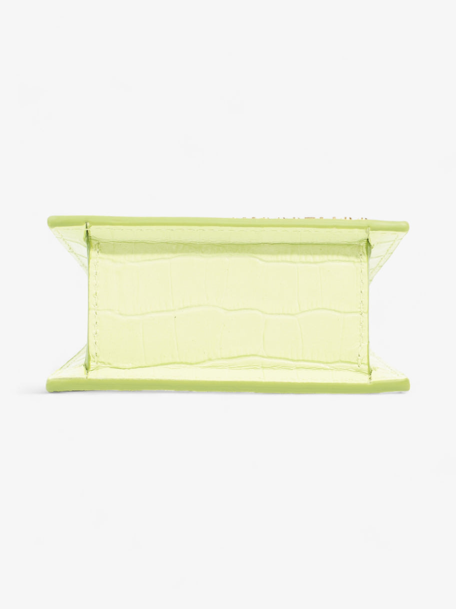 Le Chiquito  Light Green Embossed Leather Image 6