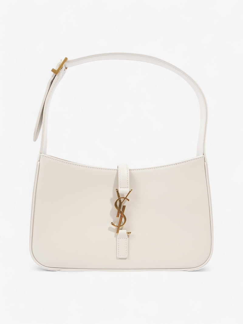  Saint Laurent Le 5 a 7 Cream Calfskin Leather